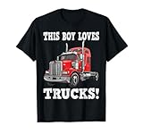 tee shirt aimer Design camionneur. Ce camion américain est conçu pour les conducteurs de semi-camions pour les garçons et les enfants qui aiment les camions.