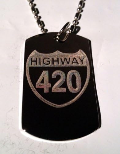 weed dog tag