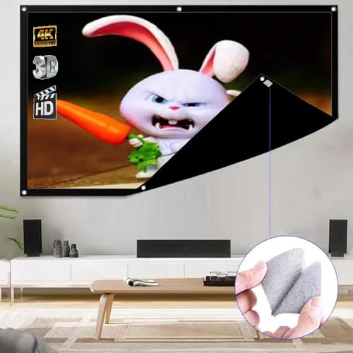 Pantalla para proyector portátil 120" 16:9 plegable miniatura 4