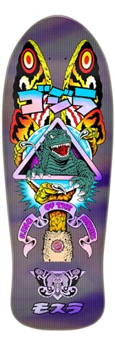 Santa Cruz Godzilla Mothra Natas 10.538in x 30.14in Skateboard Decks