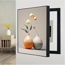 Meter Box Decorative Painting Wall Mounted Electrical Panel Cover Meter Box Multifunctional Removable Electric Meter Cover Box Creative Switch BoxSize40x50cm,ColorA