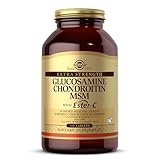 Solgar Extra Strength Glucosamine Chondroitin MSM w/ Ester-C, 180 Tablets - Promotes Healthy Joints, Supports Comfortable Movement & Collagen Formation - Non-GMO, Gluten No, Dairy No - 60 Servings