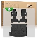 3W Tapis Coffre et Tapis Voiture pour BMW X3 G45 2025 2026 Kit 4(Pas pour PHEV), acile à Nettoyer Tapis de Sol Toutes Saisons en TPE Antidérapant Imperméable Tapis Coffre Voiture Compatibles avec BMW