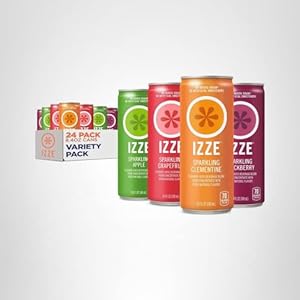 Izze Sparkling Juice, 4 Flavor Vari...
