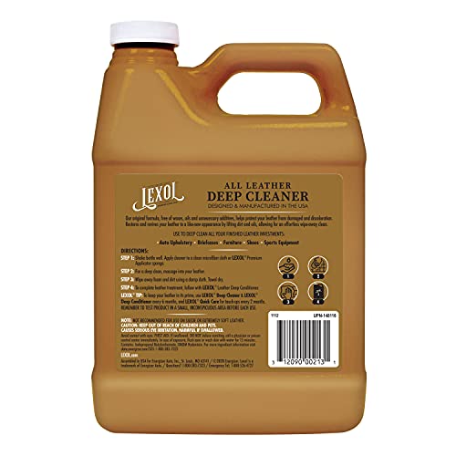Leather Cleaner By Lexol, Use On Furniture, Car Interiors, Shoes, Handbags, Accessories, 33.8 Fl Oz Each #TOP7