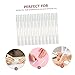 TOGEVAL 15pcs Refillable Nail Oil Pens Transparent Cosmetic Applicators for Lip Gloss Eyelash Growth and Nail Nutrition Lightweight Leak Design for Travel and Business Use