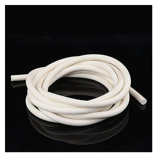 100m Silicone Rubber Foam Round Strip, 1mm 1.5mm 2mm 2.5mm 3mm White Foaming Cord Sponge Strips, Foam Rod Seal, 1pcs(1mm)