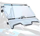 A & UTV PRO 3-IN-1 Flip Windshield for 2019-2023 Polaris RZR 1000 XP / XP 4 1000 Accessories, Adjustable & Vented Folding Impact Resistan Front Windscreen Hard Coated PC - 250x Stronger Than Glass