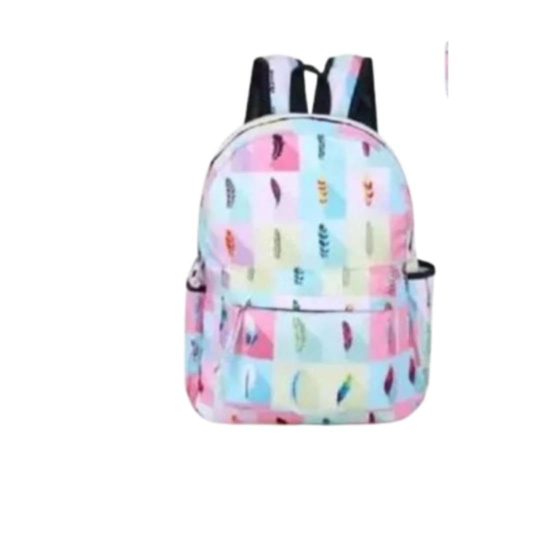 Leaf Printed Backpacks for Women College Tuition Bags for Girls (Multicolor)-image-17