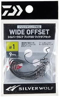 Daiwa Silver Wolf Hook SS Wide Offset #1 9