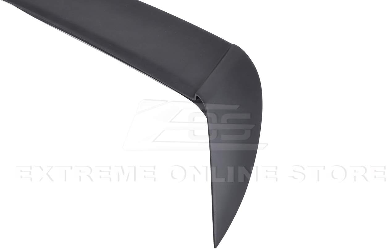 Extreme Online Store Repalcement for 2008-2014 Subaru WRX & STi Hatchback Wagon Models ABS Plastic Primer Black Rear Roof Add-On Extension Wing Spoiler Gurney Flap