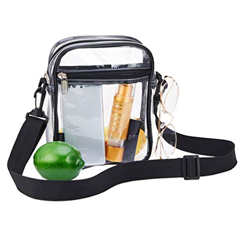 Amosfun 1 Pc Pvc Woman Bag Versátil Bolsa de Ombro Elegante Bolsa de Ombro (Transparente)