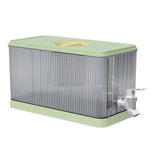 Dispensador de Bebidas en el refrigerador | Contenedor de con Recipiente de Grifo, 4,5 l de Gran Capacidad de Bebida fría, Grifo y Filtro elevados Tus Bebidas seguras, Delicioso