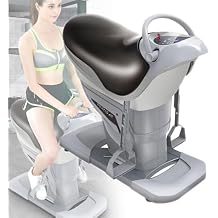 Electric 3D Horse Riding Fitness Machine, Indoor Simulation Horse Riding Machine with LCD Display, 20 Speeds Adjustment, Load Bearing 150Kg, for Waist, Legs, HIPS,A