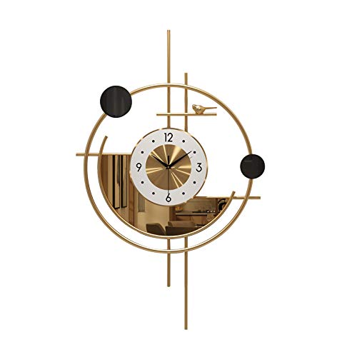 Horloge murale à chiffres arabes avec mécanisme silencieux et pose facile