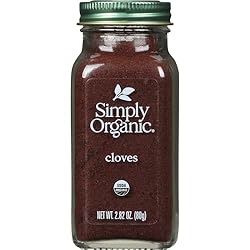 Simply Organic Ground Cloves 2.82 Ounce Jar, Pure Organic Ground