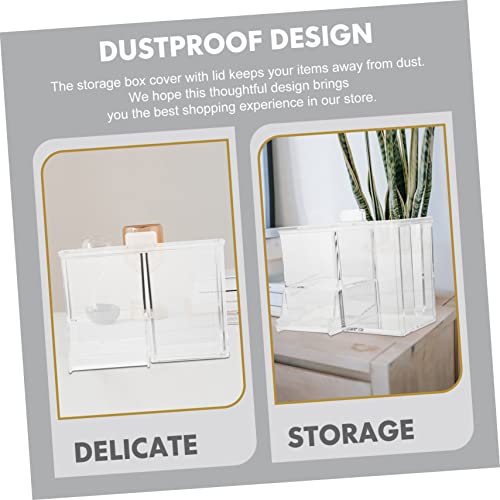 Ipetboom Caixa De Armazenamento De Cosméticos Recipiente Redondo Com Tampa Estojo De Cosméticos Supo