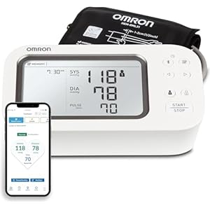 OMRON Gold Upper Arm Blood Pressure Monitor – Clinically Validated Blood Pressure Arm Cuff – Use OMRON Connect App for Unlimited Free Measurements