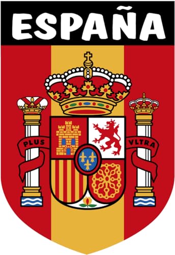 Artimagen Adesivo con stemma verticale Spagna, 40 x 60 mm.