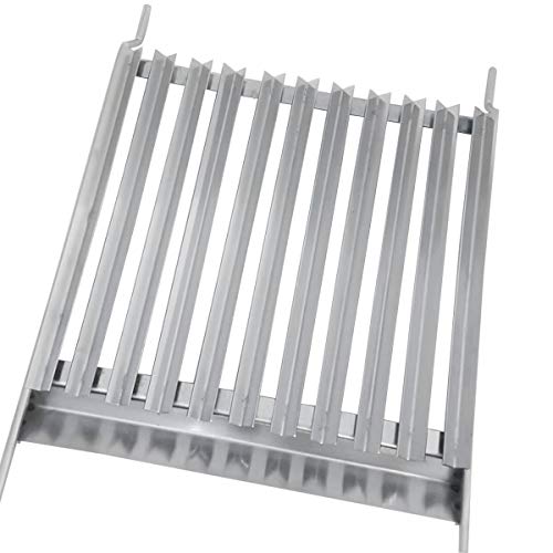 Qualinox, 770419, Grelha Profissional Para Churrasco em com Coletor Gordura, cor Inox, Aço