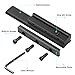 Bontok Dovetail to Picatinny Rail Adapter, 11mm Dovetail to 21mm Picatinny/Weaver Rail Convert Mount-11 Slots-Black-(1 Pack)