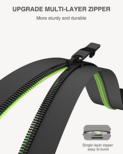 Luggex 24 Inch Luggage With Spinner Wheels - Expandable Medium Checked Luggage - Effortlessly Stylish Travel Companion (Green Luggage) #TOP7