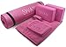 Sivan Health and Fitness Yoga Set 6-Piece- Includes 1/2" Ultra Thick NBR Exercise Mat, 2 Yoga Blocks, 1 Yoga Mat Towel, 1 Yoga Hand Towel and a Yoga Strap (Pink)