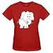Women's The Elephant Sketch Summer Casual T Shirt XL Red