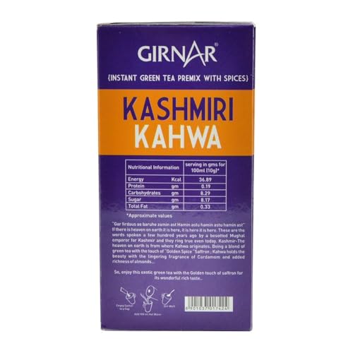 Té verde instantáneo Kashmiri Kahwa 50 gramos miniatura 3