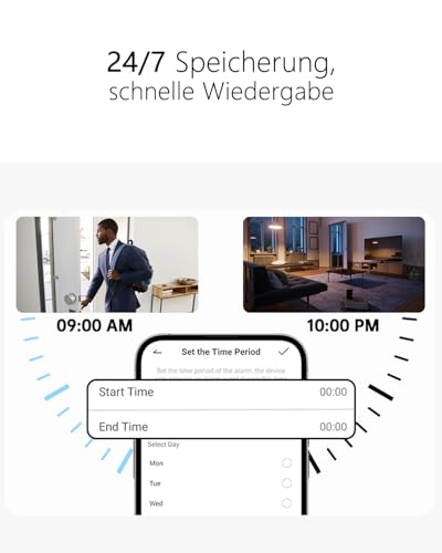 VSTARCAM 2K Überwachungskamera Innen, Interaktive Kamera für Hunde und Katzen mit Handy-App, 360° Linsenschwenkung und Neigung, Infrarot-Nachtsicht, Bewegungsverfolgung, 2-Wege-Audio