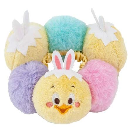 Amazon うさピヨ ぬいぐるみ シュシュ ディズニー イースター 東京 ディズニーリゾート Tdr ディズニーシー限定 Tip Topイースター ヘア アクセサリー ポンポン ぬいぐるみ おもちゃ