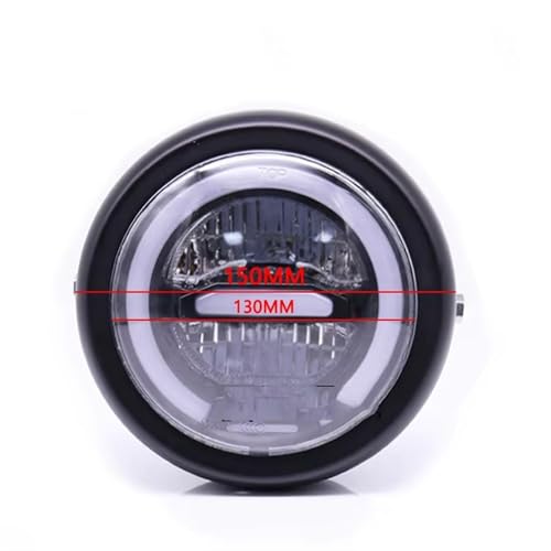 Phares phare feux avant phare LED universel moto pour Sportster et Cafe Racer