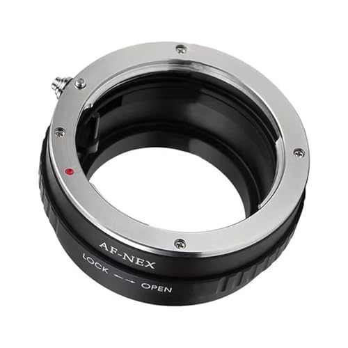 Adaptador de montura AF-NEX de lente de enfoque manual para Sony NEX E-mount a lente AF
