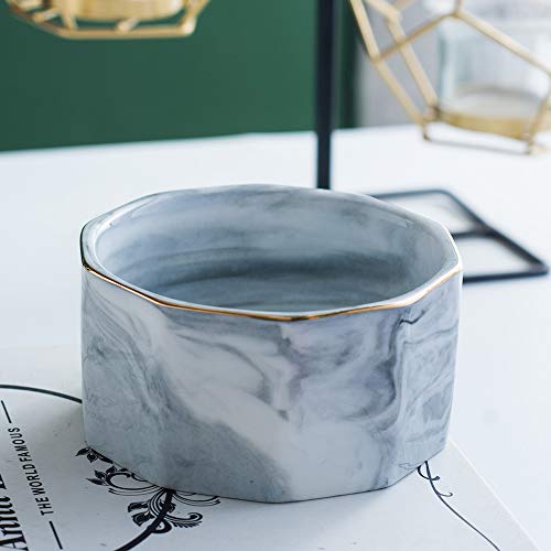 Yosco Paper Clip Holder Ceramic Marbling Paper Clip Dispenser For Desk Paper Clip Organizer Office Binder Clip Holder (Pink) #TOP6