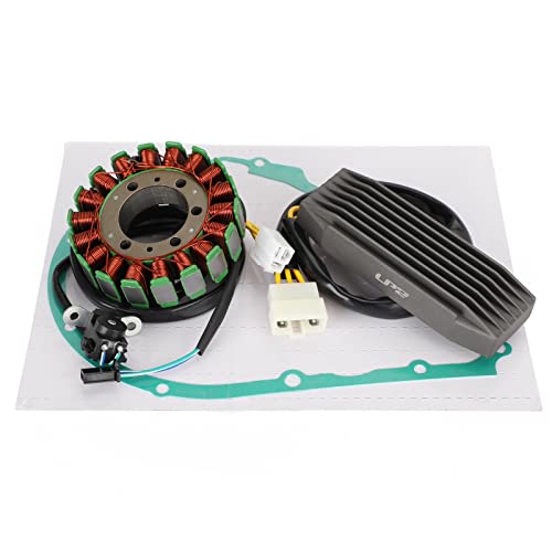 VIPIH Magneto Coil Stator + Voltage Regulator + Gasket Assy Fit For Suzuki VS 600 800 GL Intruder 1992-1997 Boulevard S50 2005-2009