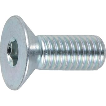 Amazon Trusco トラスコ 六角穴付皿ボルト三価 白 全ネジ M6 15 本入 73 0615 皿ボルト 産業 研究開発用品 通販