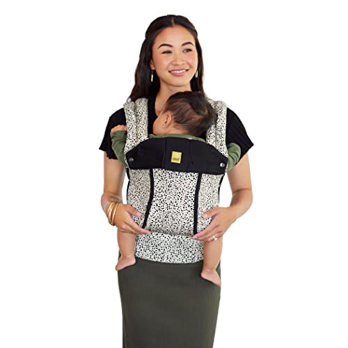 LÍLLÉbaby Complete All Seasons Ergonomic 6-in-1 Baby Carrier Newborn to Toddler – with Lumbar Support – for Children 7-45 Pounds – 360 Degree Baby Wearing – Inward & Outward Facing – Salt and Pepper