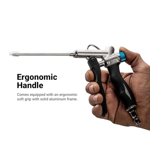 Soufflette air comprimé réglable Capri Tools à buse longue pour nettoyage de précision - 5