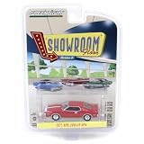 Truck 1/64 1971 AMC Javelin, Matador Red White Hood Stripe Showroom Floor 6 68060-B