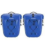 ROCKBROS(ロックブロス)自転車パニアバッグ サイドバッグ リアバッグ 防水 大容量 反射付き 取り付け簡単 ツーリングバッグ 通勤 キャンプ 自転車バッグ ロードバイク マウンテンバイク 50L(2個)