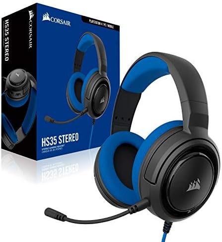 Corsair HS35 - Stereo Gaming Headset - Memory Foam Earcups - Discord  Certified- Works with PC, Xbox Series X, Xbox Series S, Xbox One, PS5, PS4,  Nintendo Switch and Mobile – Blue : Amazon.com.au