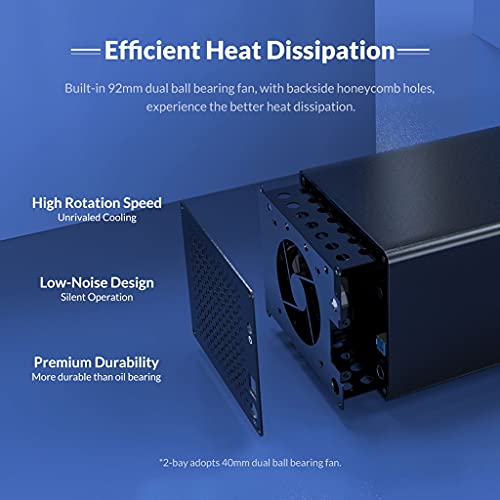 Estación 3.5" 5 Bahías USB3.1 Tipo C Aluminio 80TB miniatura 3