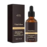 Concentrado de renovación facial, solución de brillo facial de 30 ml, aplicación de cuidado restaurador de la piel para mujeres, rutina diaria de mañana y noche, preparación de belleza para viajes par