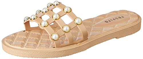 Respiro Womens Beige Slide Sandal-7 Kids UK (RES-CI-W-106) (B0BB33B3Y7) Amazon Price History, Amazon Price Tracker