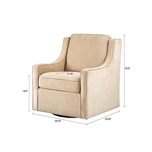Madison Park Harris Swivel Chair Cream See Below (Mp103-0287) #TOP1