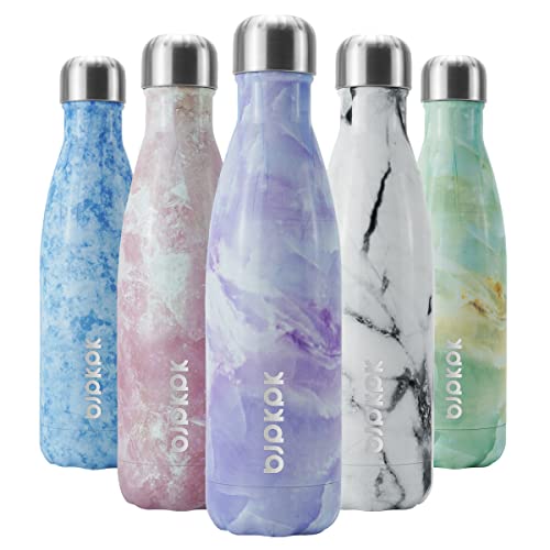Image of BJPKPK 17oz Insulated Stainless Steel Water Bottles, Sports Water Bottles Keep Cold 24 Hours and Hot 12 Hours,Dawn