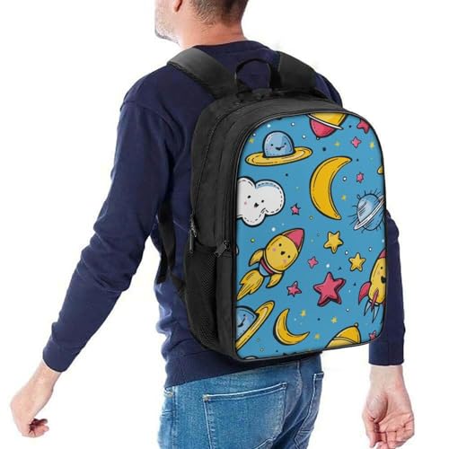Mochila escolar de cohete con soporte de pecho para evitar dolor de espalda 5