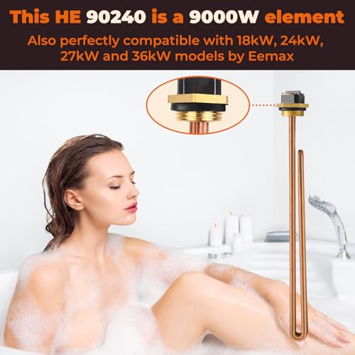 HE 90240 for Ecosmart ECO 18 27 36, 9KW 240V Water Heater Element for Eco\'smart 27 tankless water heater - 3 Pack - Thumbnail 6