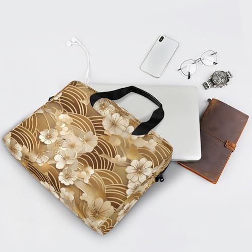 Funda para laptop portátil con asa y correa 15.6 pulgadas miniatura 7