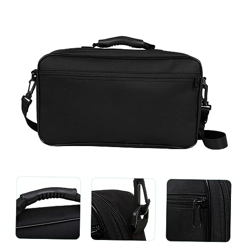 WRITWAA Waterproof Oxford Cloth Oboe Shoulder Bag, Black Lightweight Handbag for Travel, Work, and Daily Use